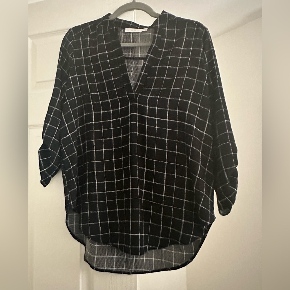 Lush Flannel Blouse